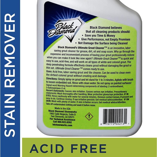 Black Diamond Stoneworks Black Diamond Ultimate Grout Cleaner: Best Cleaner