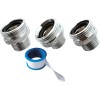 American Standard All 3 Ball End Shower Arm Adapter Set