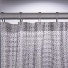 Sealskin Hammam Shower Curtain, PEVA, Silver, 180 x 200 cm