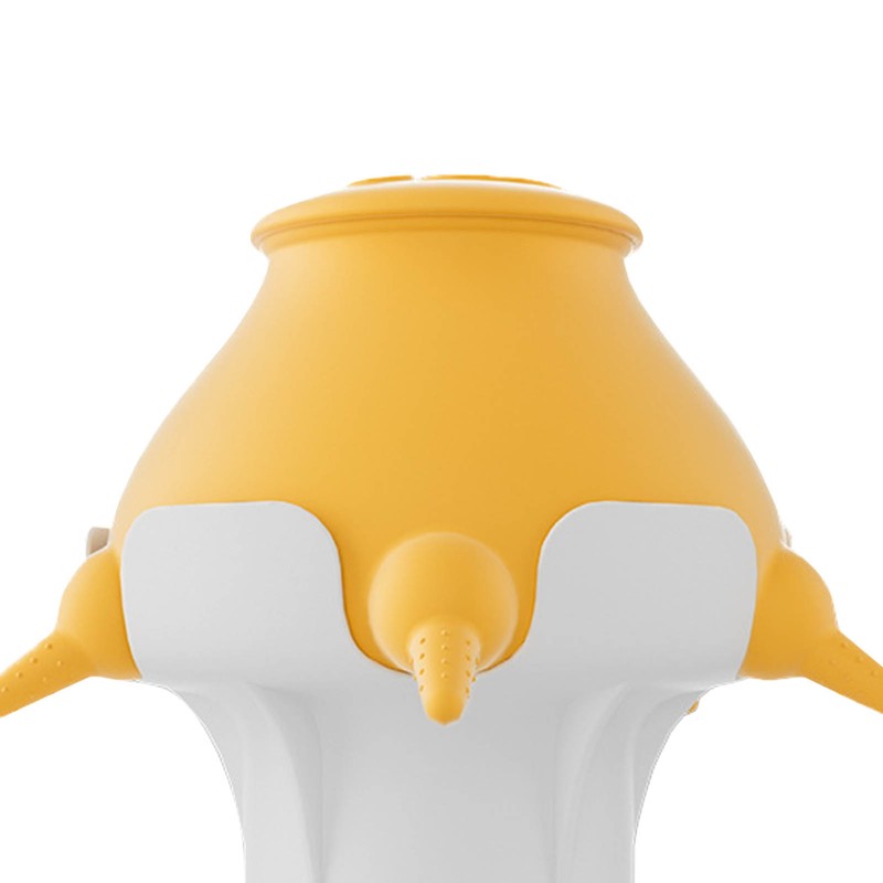 Pet Milk Feeder 4 Soft Silicone Nipples Raised Base Puppy