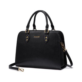 LOVEVOOK Purses and Handbags for Women, Vintage-Style PU Leather Crossbody Shoulder Bag Top Handle Satchel Tote Purse for Ladies