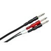Hosa STP-202 TRS a Doble Cable de inserción TS de