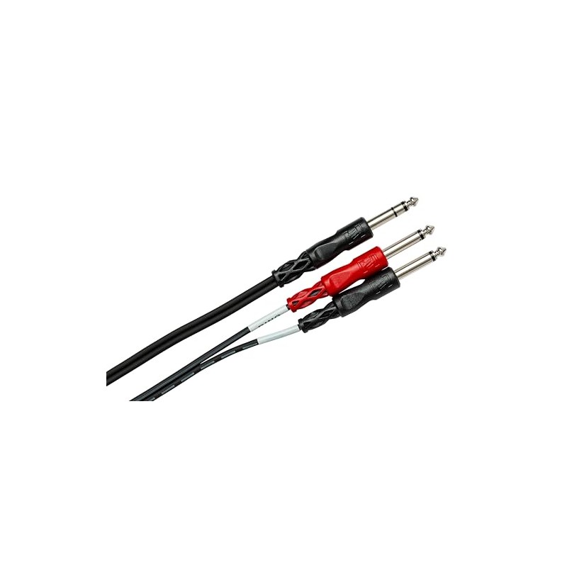 Hosa STP-202 TRS a Doble Cable de inserción TS de