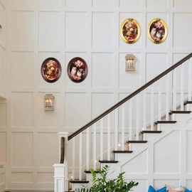 GEEHUA Pack of 4 Miniature Dollhouse Picture Frames, Miniature Picture Frame Dollhouse Accessories Made of Plastic, 1:12 Miniature Dollhouse Decoration Accessories for Boys, Girls and Toddlers from 3