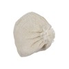 Sterntaler Baby Girl Flower Beanie Hat, Ecru, 51, ecru