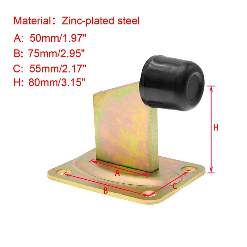 Skelang Gate End Stop Floor, Sliding Gate Stop with Base,