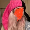 Color Block Knit Beanie Hats Cute Bunny Long Ears Grunge