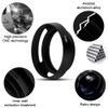 46mm Hollow Lens Hood,Fotover Universal Metal Hollow Vented Tilted Curved