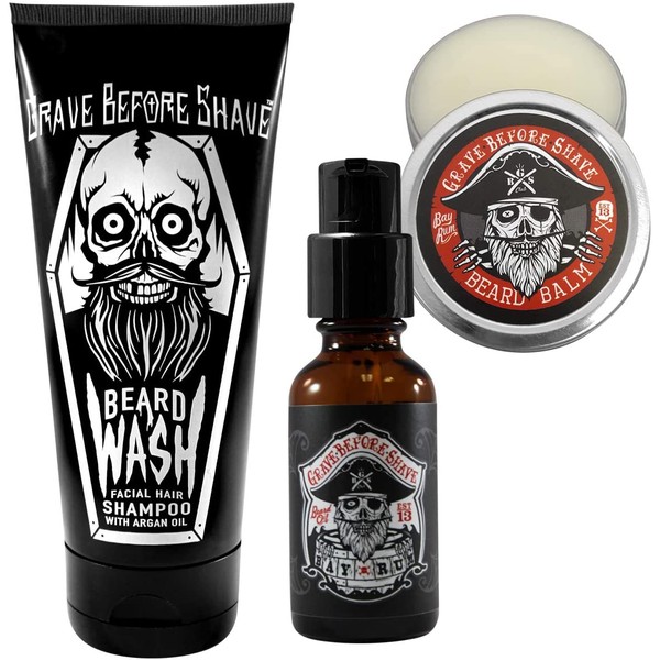 Grave Before Shave™ Beard Care"Refill Pack"(Bay Rum Scent)