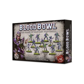 Games Workshop Blood Bowl: The Naggaroth Nightmares - Dark Elf Blood Bowl Team Miniatures