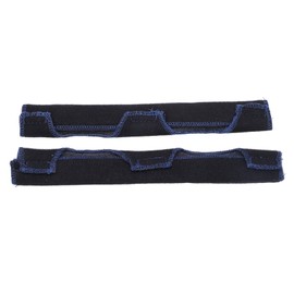 Pack of 2 Protective Helmet Sweatband Replacement Cotton Welding Helmet Sweat Pad Soft Washable Protective Helmet Insert Comfortable Padding for Industrial Construction Helmets Welding Helmets