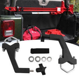 Tesmirror Roll Cage High Lift Jack Mount Brackets fit for 2007-2017 Jeep Wrangler JK