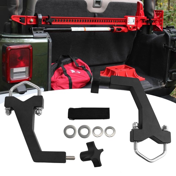 Tesmirror Roll Cage High Lift Jack Mount Brackets fit for