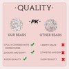 150 pcs 10mm Rhinestone Beads for Jewelry Making, White Shiny