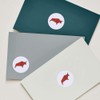 24 x 40mm Round 'Origami Bull' Stickers (SK00069178)