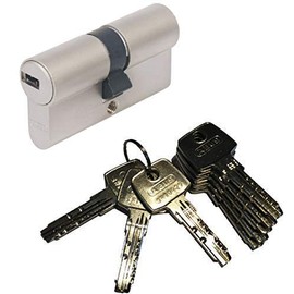 ABUS EC550 Profile Double Cylinder Length (A/B) 45/45 mm (C = 90 mm) with 8 Keys