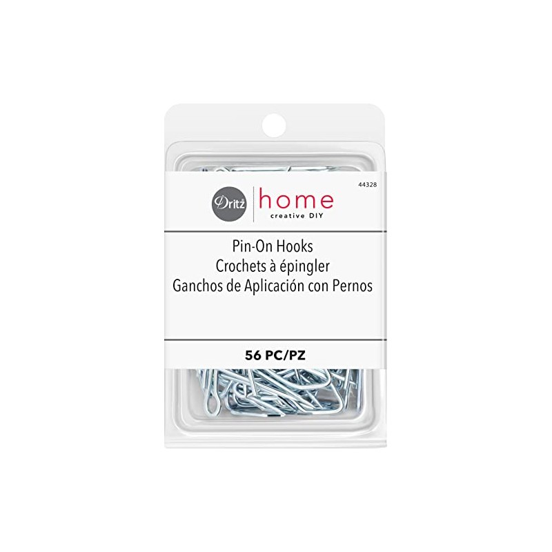 Dritz Home 44328 - Ganchos para Cortinas (56 Piezas), Color