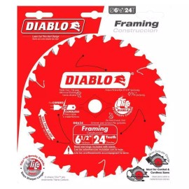 Freud Diablo Tracking Point 6-1/2 in. D X 5/8 in. TiCo Hi-Density Carbide Framing Saw