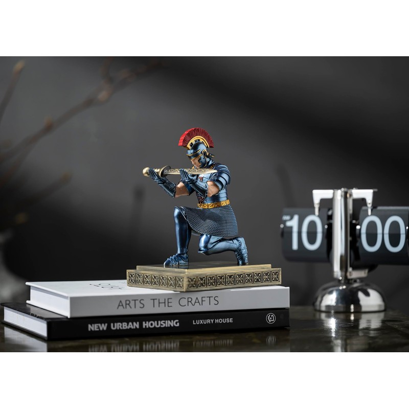 CYXStar Roman Praetorian Warrior Knight Pen Holder Desk Ornament Resin