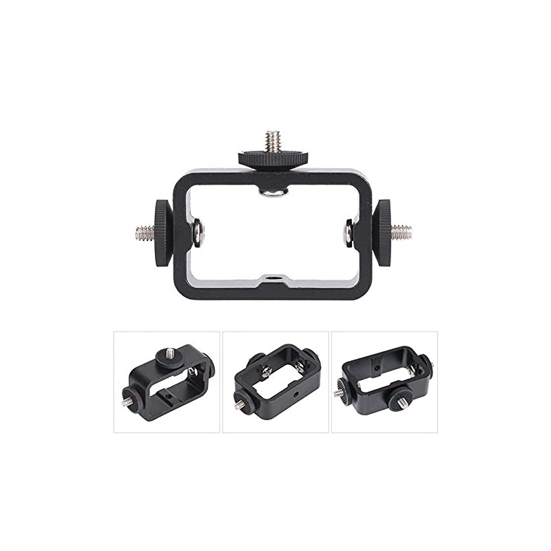 Walway Multi-Function Triple Hot Shoe Base Mount Bracket for LED