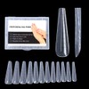 BNG Dual Forms System Flat Square Full Cover Polygel Nail