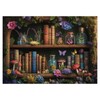 Fantasy Mushroom Bookshelf Puzzles for Adults 1000 Pieces Nature Magic