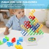BOJOOM - 64pcs Tetris Tower Balance Game con Bolsa, Juguetes