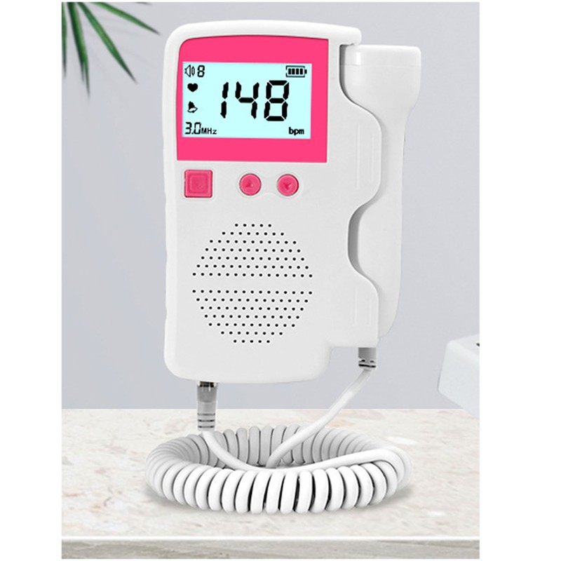 Fetal Heartbeat Monitor High Sensitivity Clear Sound Quality Low Noise