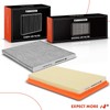 A-Premium 2-PC Engine & Cabin Air Filter with Activated Carbon