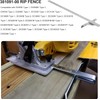 Powswopx 381091-00 Rip Fence Replace for Dewalt DC390K, DW936, DC300,