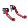 TIRGE Motorcycle CNC Foldable Pivot Clutch Brake Lever Handle for