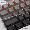 Veekos Black Gradient PBT Keycaps Set, Side Print Cherry Profile