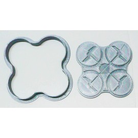DRONE UNMANNED AIRCRAFT 2 PIECE COOKIE CUTTER AND STAMP MADE IN USA PR2039