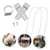 WOONEKY 5001dd4001a Dishwasher Mounting Brackets Stainless Steel Dishwasher Countertop Bracket