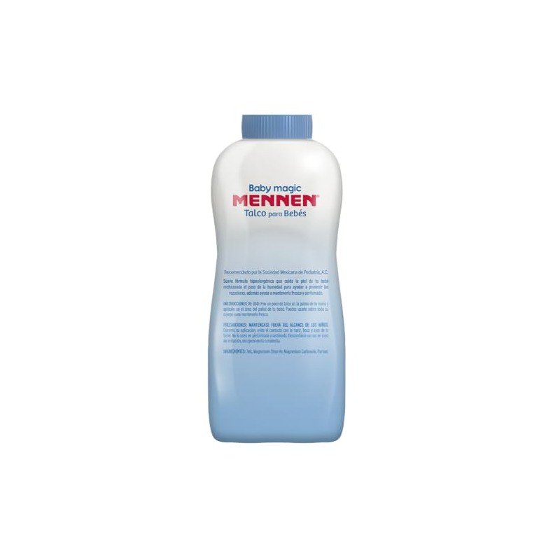 Mennen Talco para Bebé Baby Magic Azul Hipoalergénico 400 g