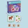 100Pcs Spell Learning Educational Toys Alphabet Colors Recognition Game Matching