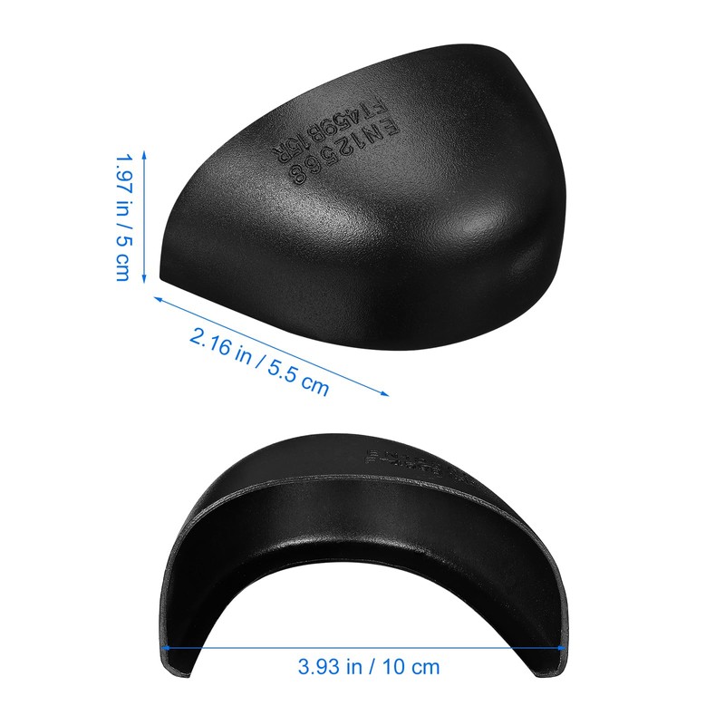 Holibanna 2 Pairs Steel Toe Guard for Work Shoes Steel
