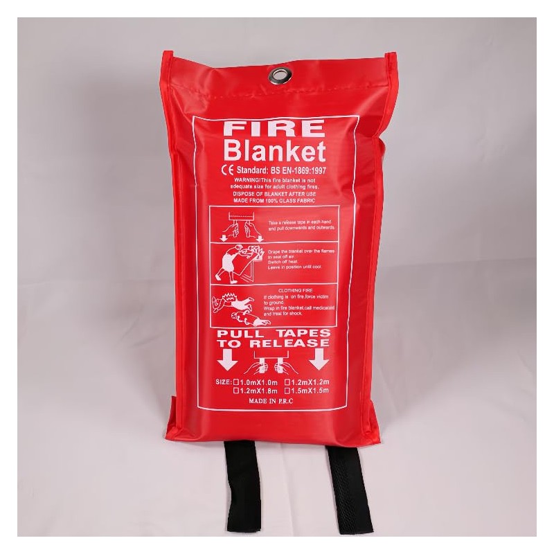 Home fire Blanket, Camping Emergency Escape fire Blanket, Burn Prevention,