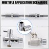 Shower Hose Extension Connector, Male NPT 1/2x Male NPT 1/2