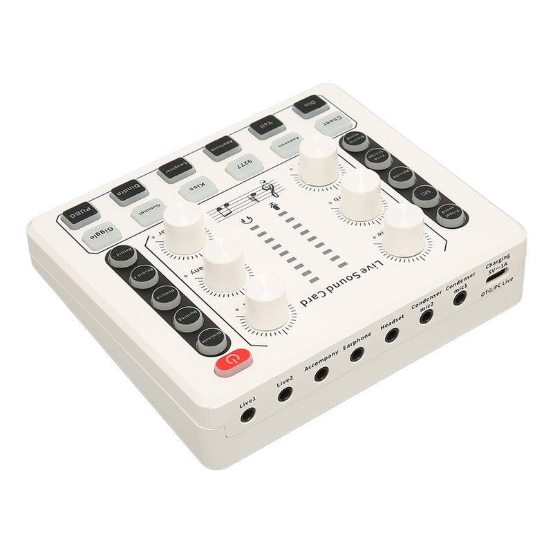 Live Sound Card Multiple Sound Effects Voice Changing Mini Sound