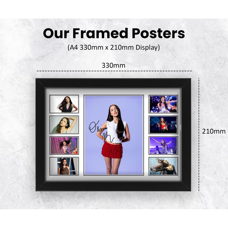 Olivia Rodrigo Signed Poster Print- Limited Edition Autograph Fan Gift