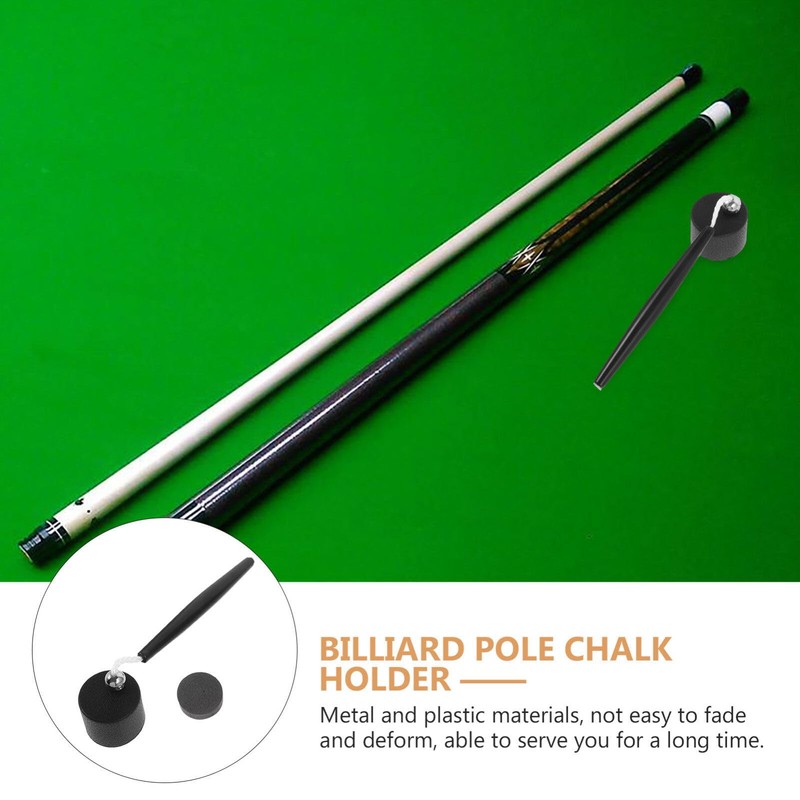 Sosoport Portable Pool Chalk Holder Billiard Chalk Storage Tool Professional
