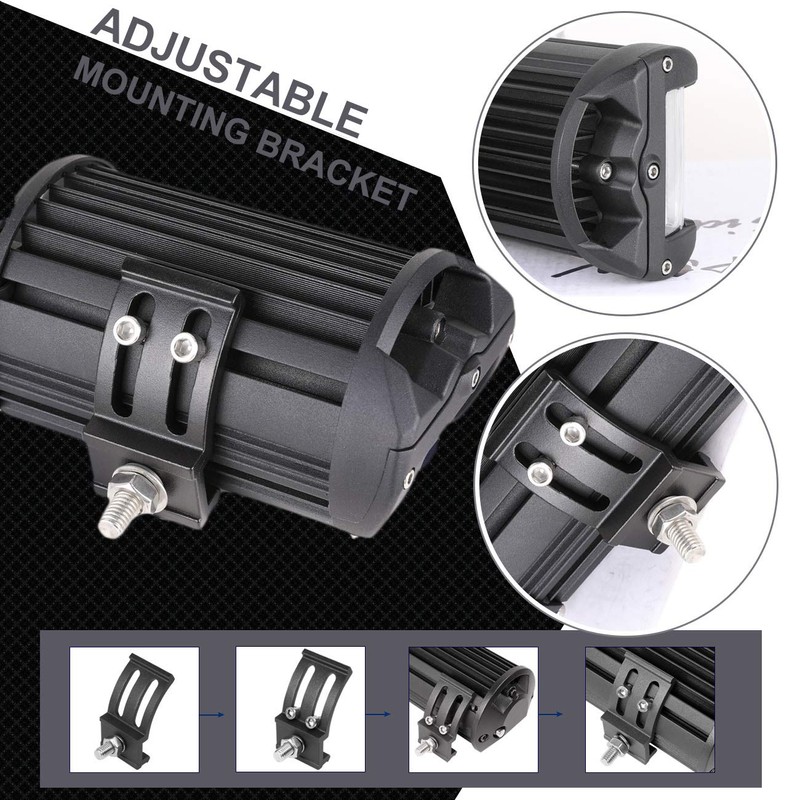 Side Shooter LED Lights, AutoPowerPlus 2pcs 5 inch 120W LED
