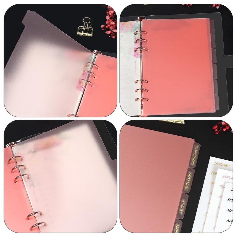 Operitacx A5 Dividers | Pack of 12 Dividers for 6