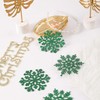 36pcs Christmas Snowflake Ornaments Plastic Glitter Snowflakes Ornaments for Xmas