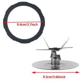 Pro 1200 Blender Blade Stainless Steel Replacement for Oster Pro 1200 Blender Accessory with One Rubber O Ring Gasket for Oster Pro 1200 Blender Replacement Parts