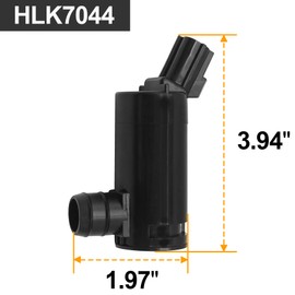 LEPEVNEY Washer Pump HLK7044 Windshield Washer Pumps Compatible with FREIGHTLINER A2266986000