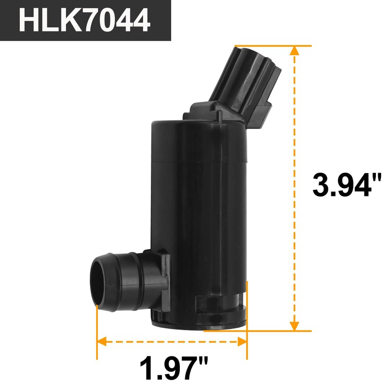 LEPEVNEY Washer Pump HLK7044 Windshield Washer Pumps Compatible with FREIGHTLINER