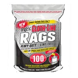 Cloth-Like Rags, White, 100-Ct.