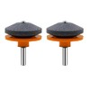 Lawn Mower Blade Sharpener 2Pcs Universal Grinder Wheel Stone Lawn